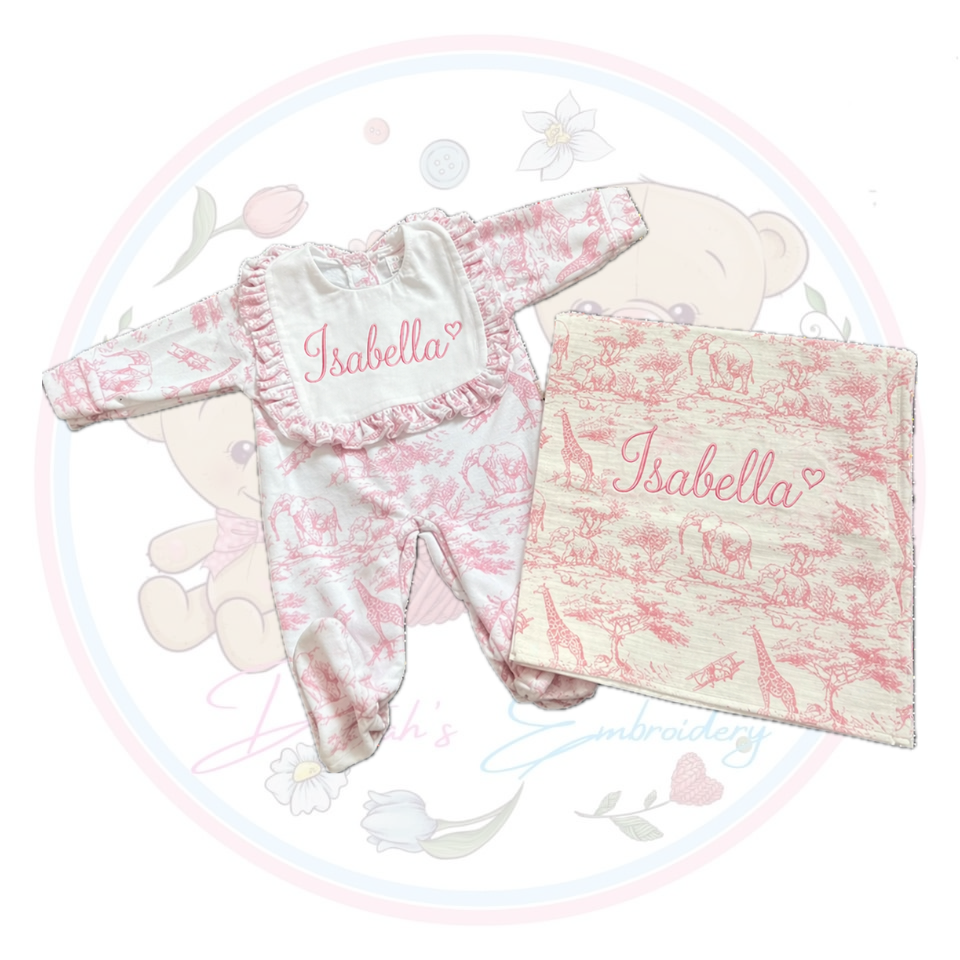 Baby Pink Set Safari Collection
