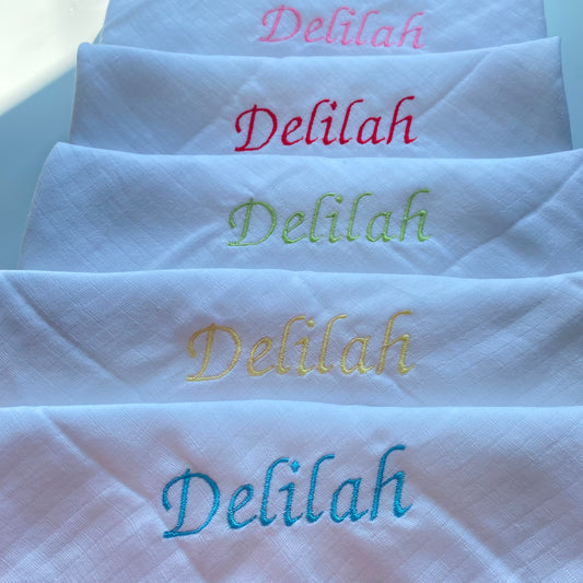 Personalised Muslin