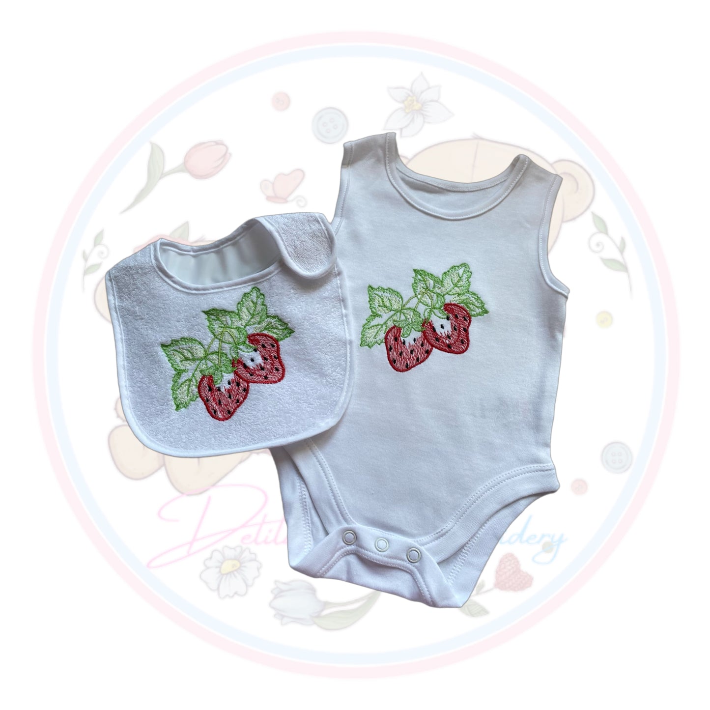 Strawberry Vest And Bib