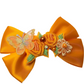 Orange butterfly bow