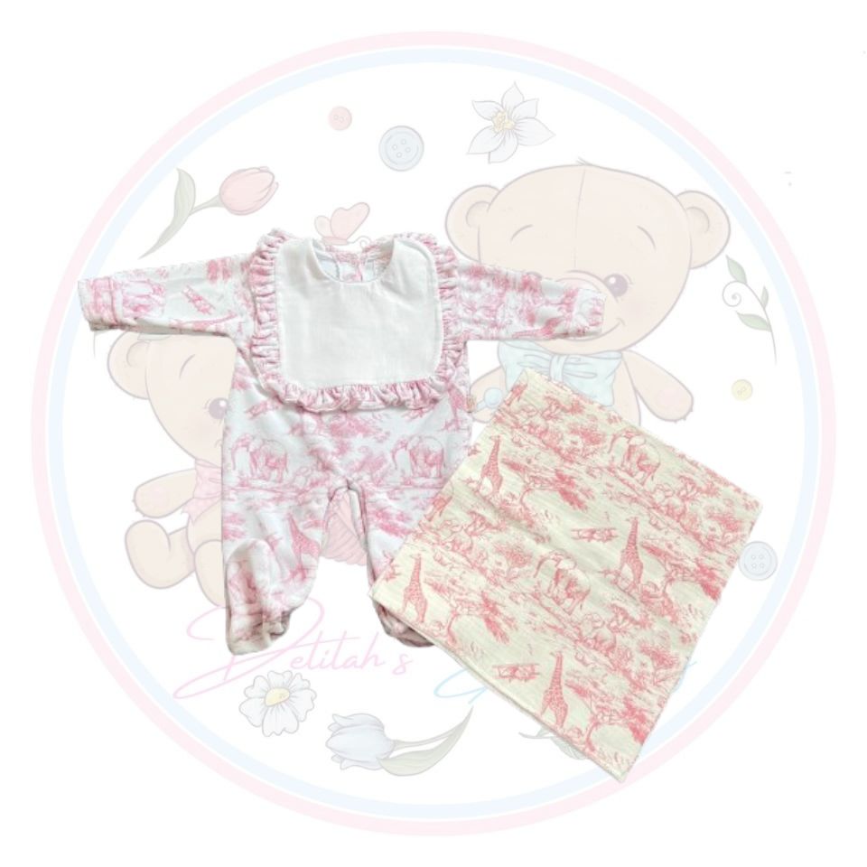 Baby Pink Set Safari Collection