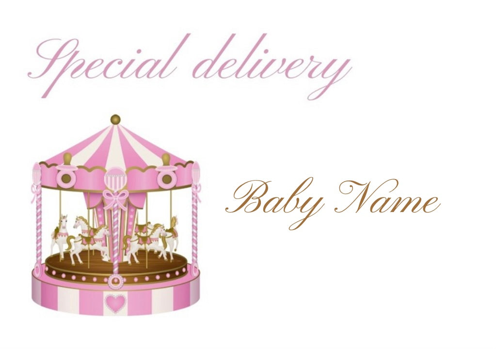 Carousel “Special Delivery” tag