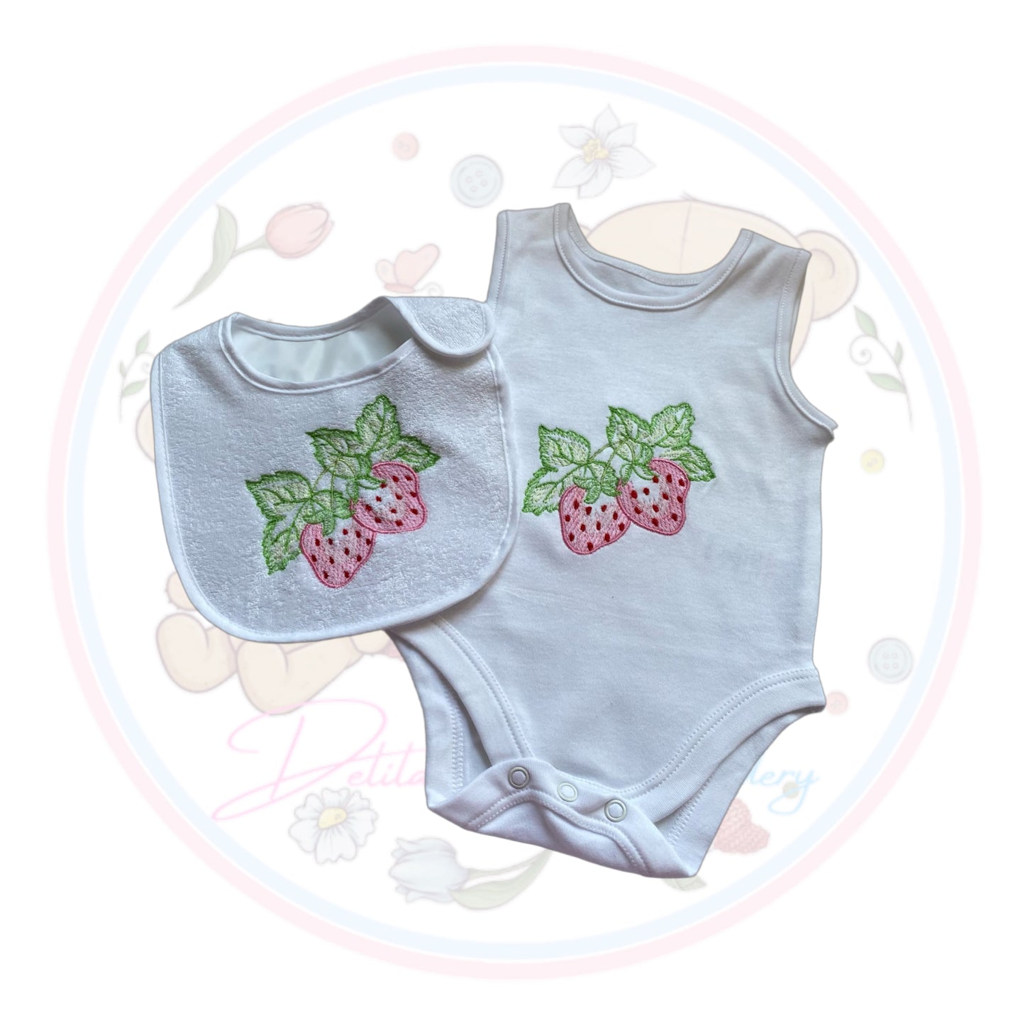 Strawberry Vest And Bib