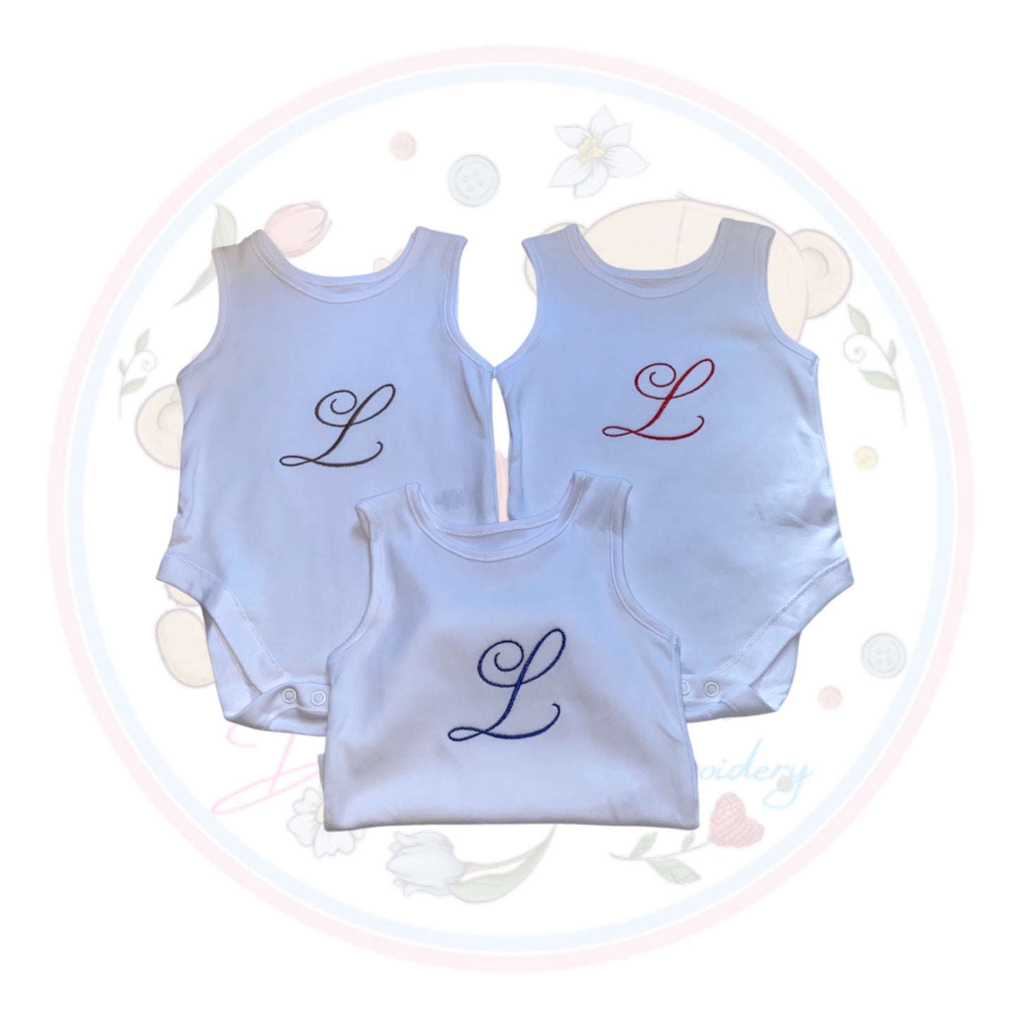 Set Of 3 Baby Vest
