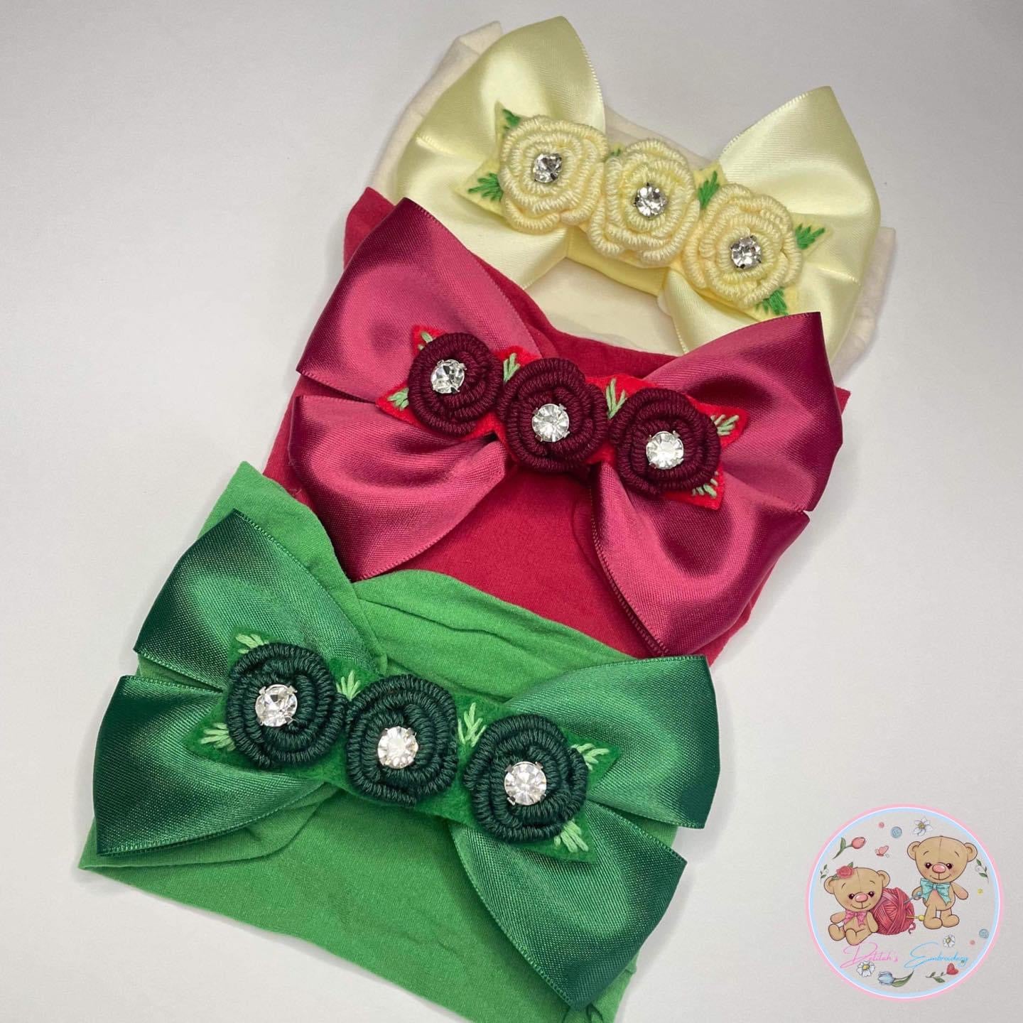 Triple Roses Bow