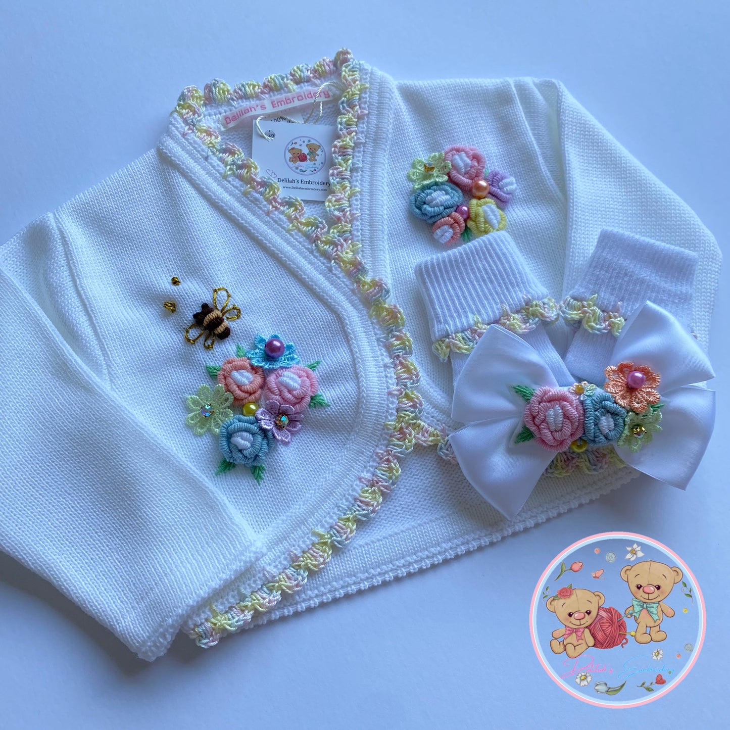 Pastel Cardigan set