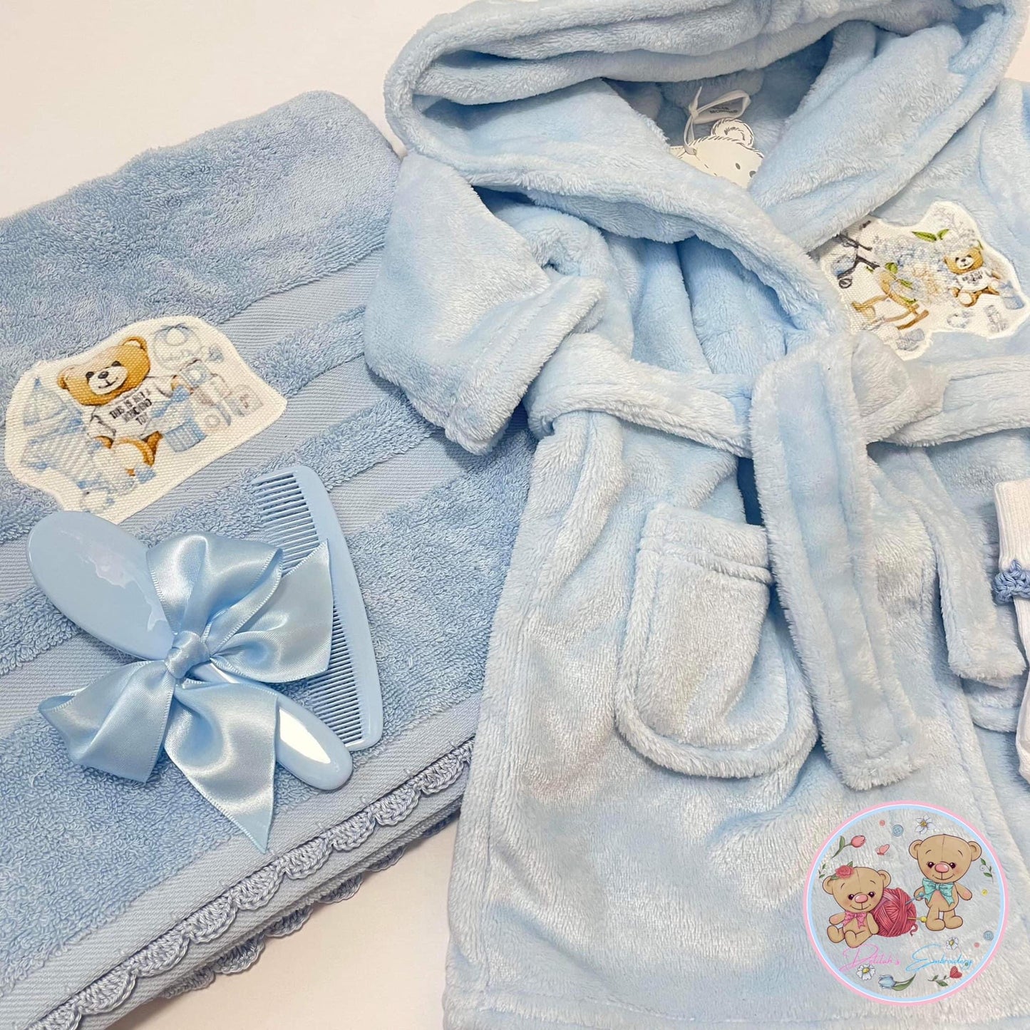 Baby Boy Dressing Gown set