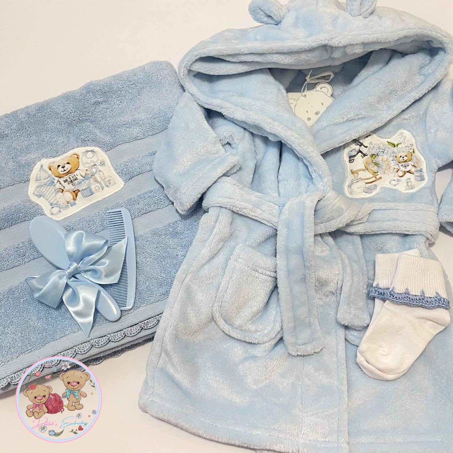 Baby Boy Dressing Gown set