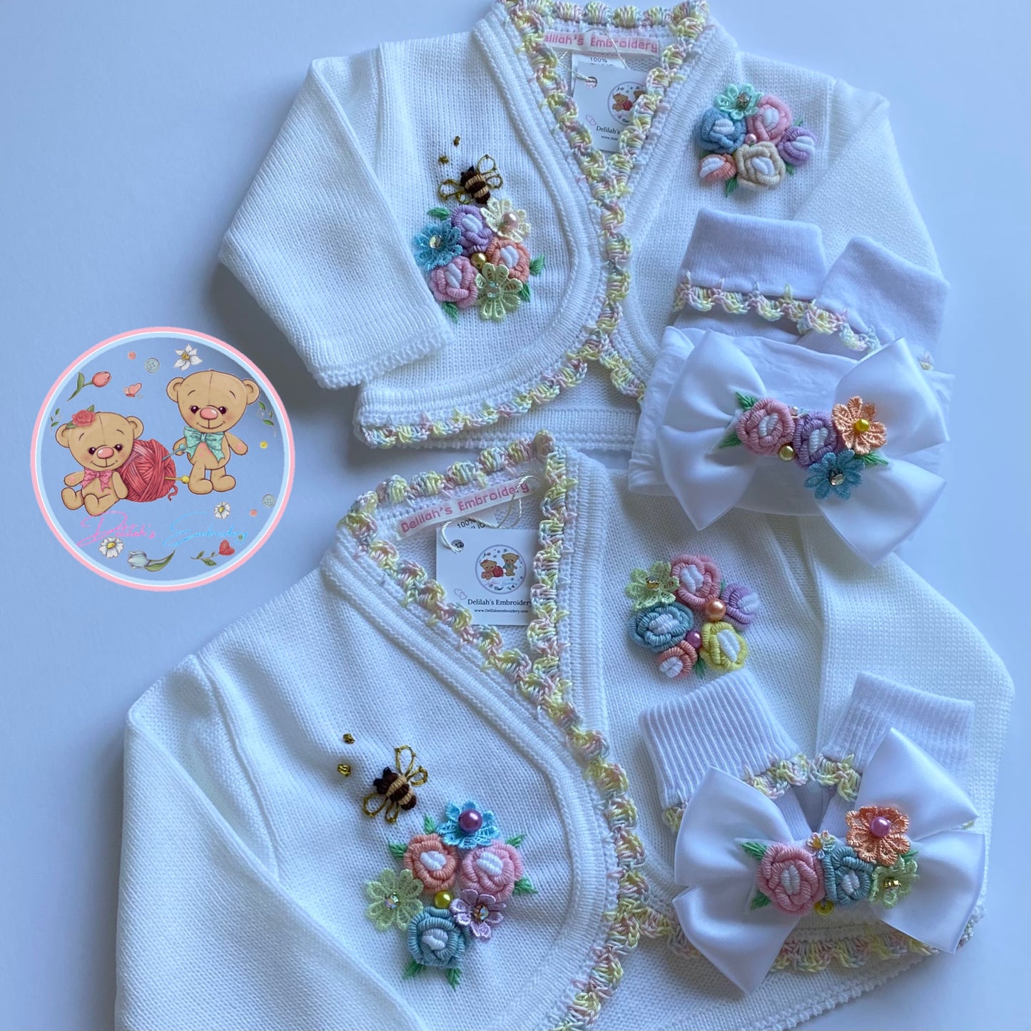 Pastel Cardigan set