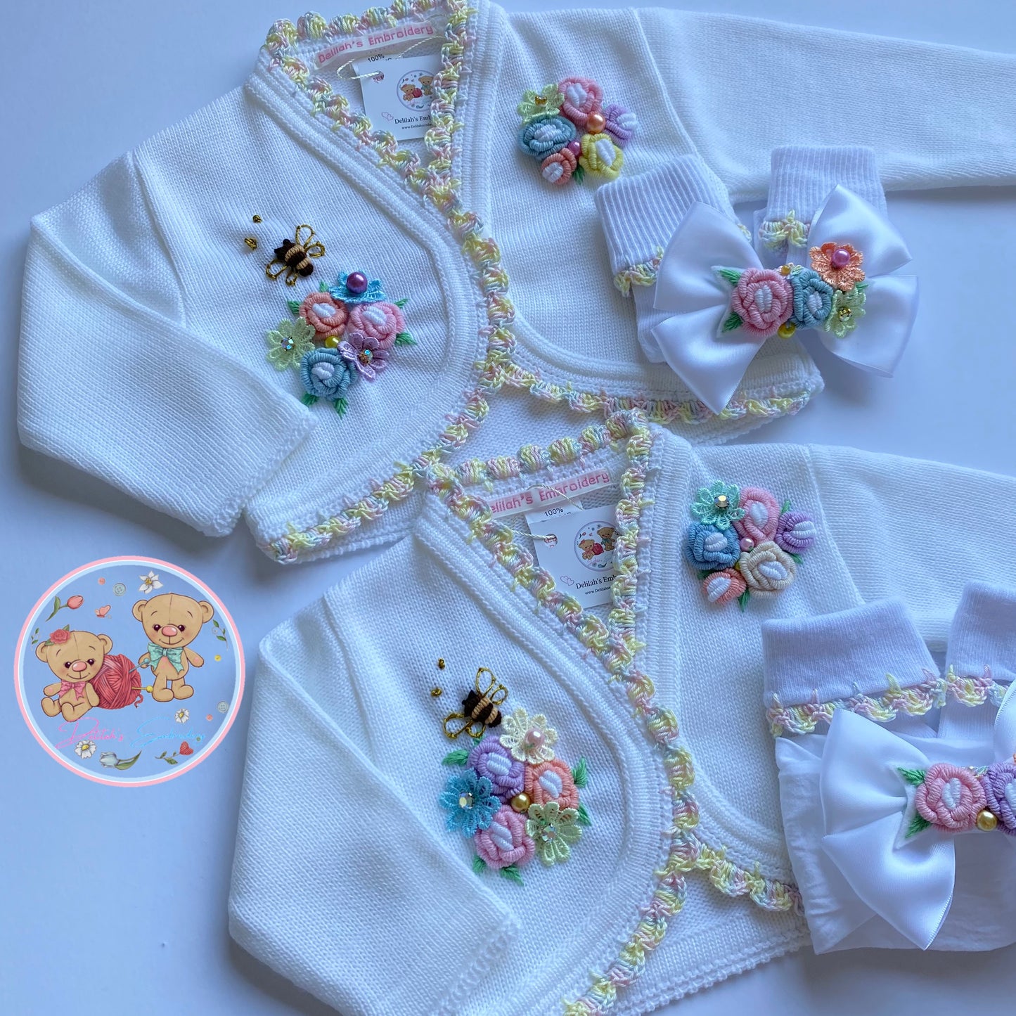 Pastel Cardigan set