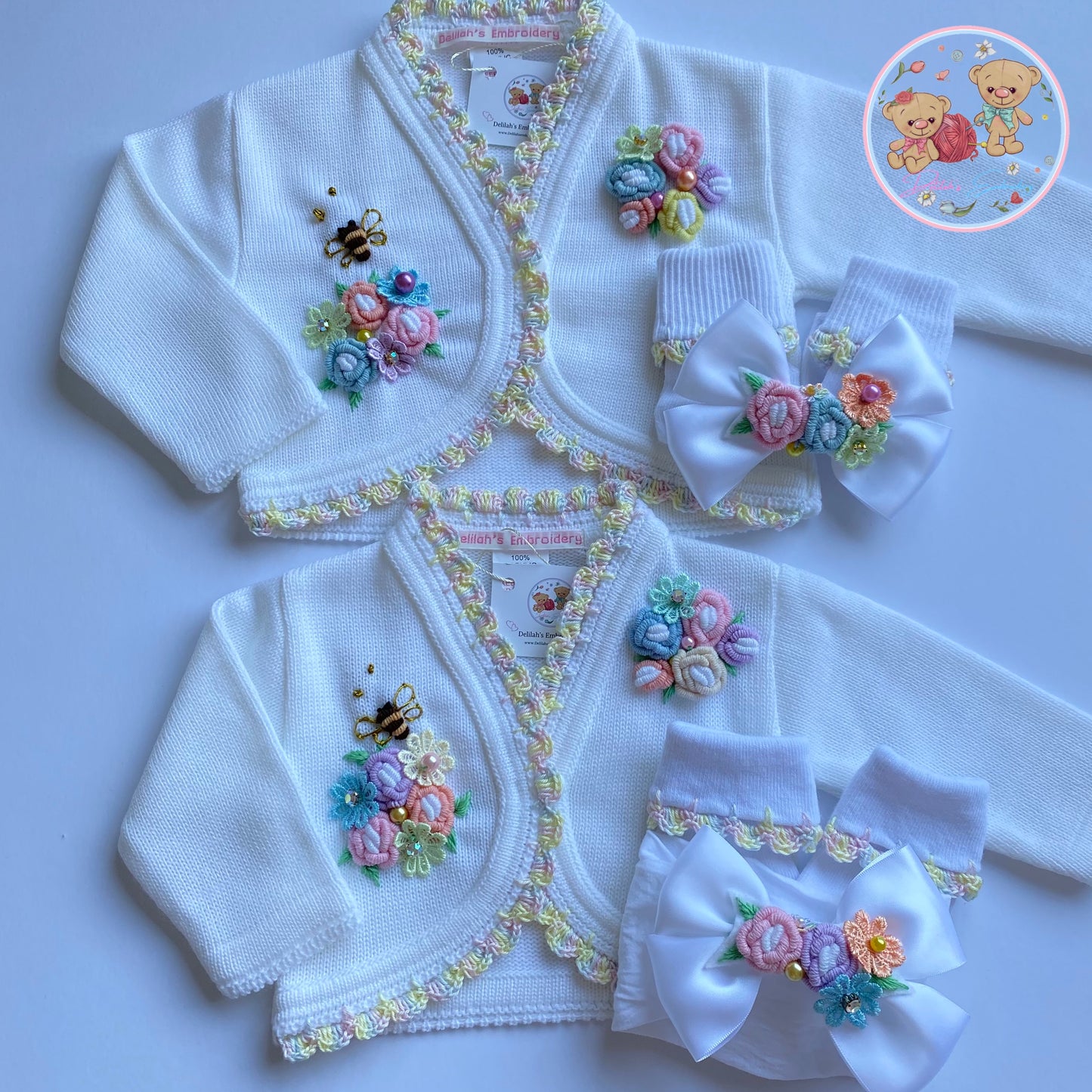 Pastel Cardigan set