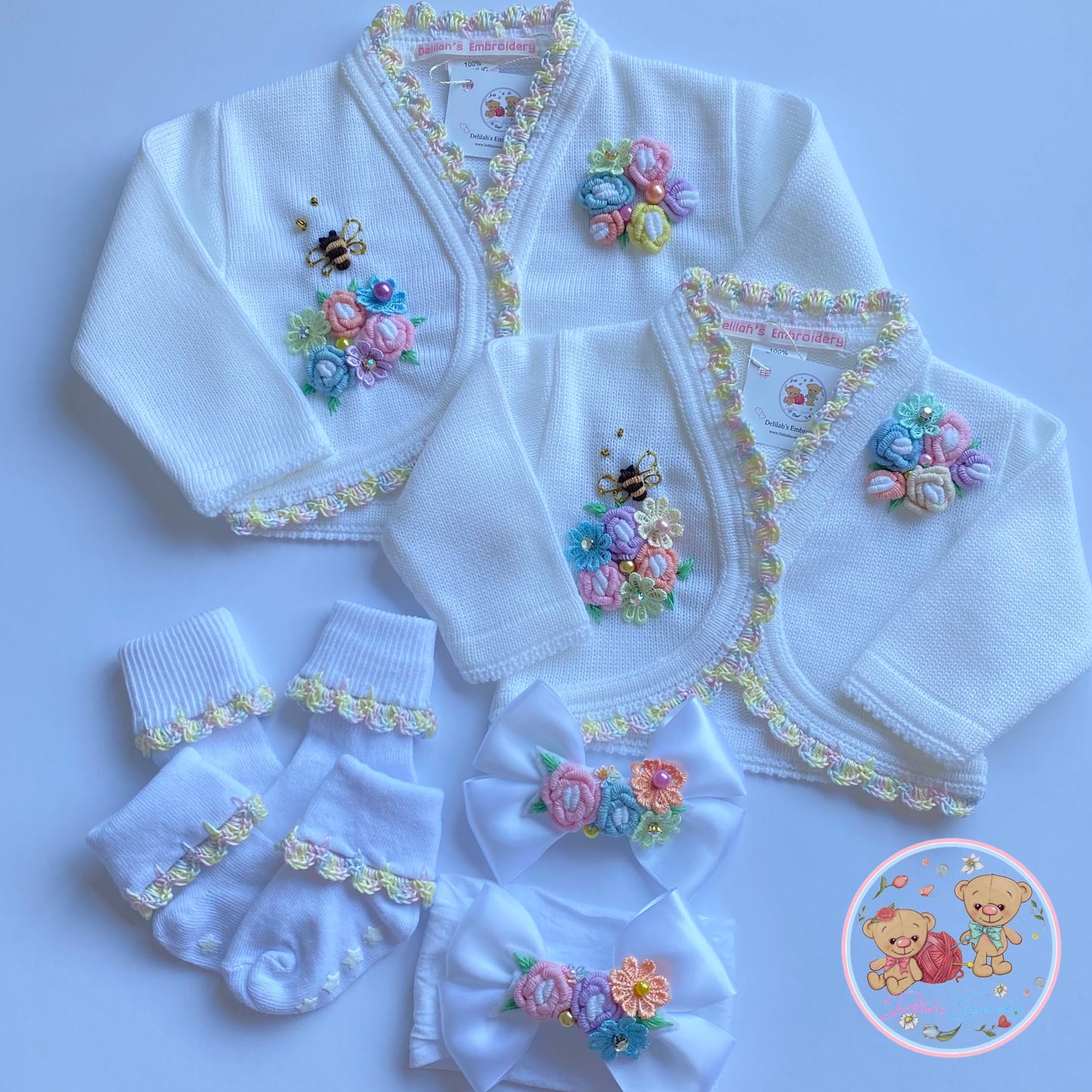 Pastel Cardigan set